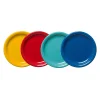Mixed Vibrant Bistro Coupe 7 1/4 Inch Salad Plate, Set of 4|Fiesta Factory Direct New