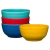 Mixed Vibrant Bistro Coupe 5 1/2 Inch Cereal Bowl 22 oz, Set of 4|Fiesta Factory Direct Clearance