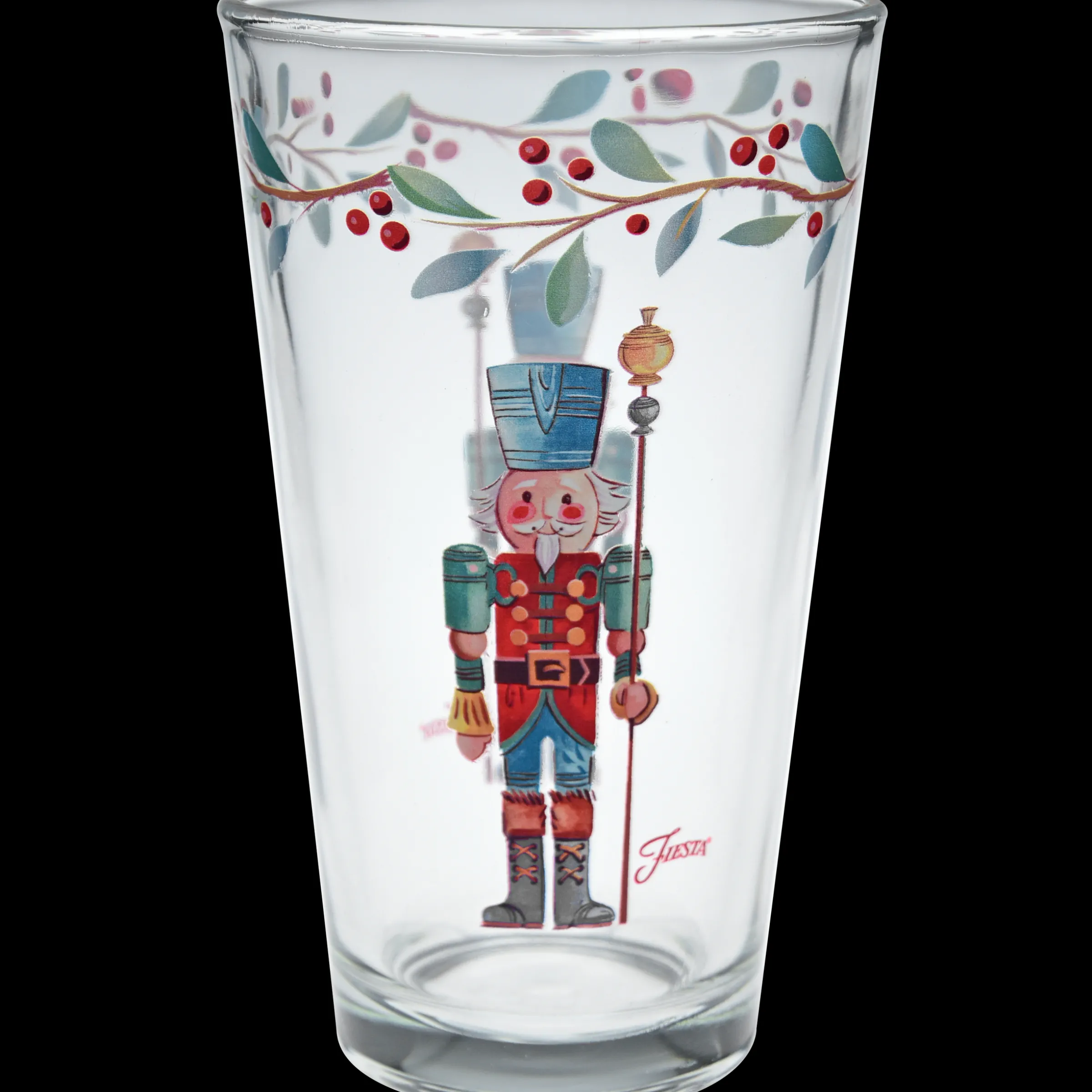 Nutcracker The Guardian 16 oz. Cooler Glass - Set of 4|Fiesta Factory Direct Sale