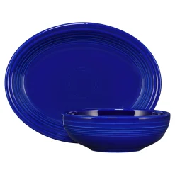 2-Piece Serve Set 11 5/8 Inch Oval Platter & 38 OZ Bistro Bowl|Fiesta Factory Direct Clearance