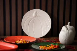 Pumpkin Shaped Plate 8 1/2 Inch|Fiesta Factory Direct New