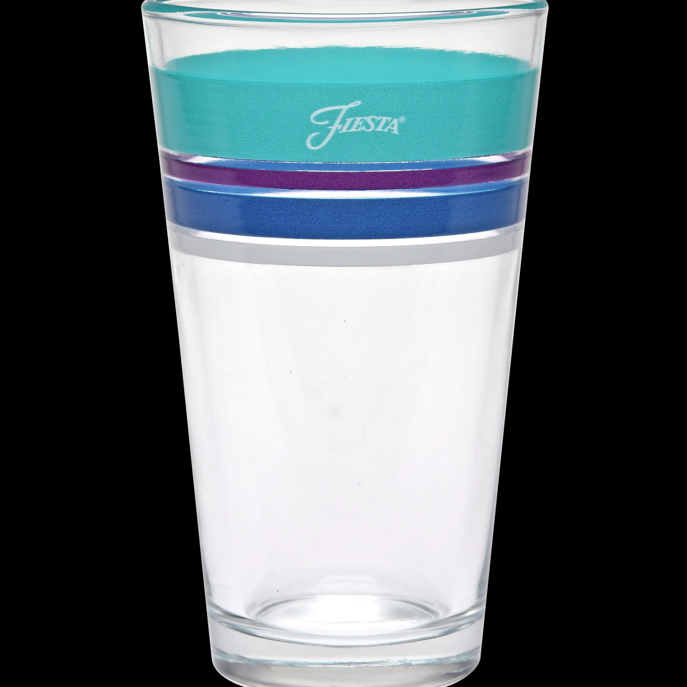 Retired 16 oz. Fiesta® Edgeline Coastal Cooler Glass - Set of 4|Fiesta Factory Direct Best