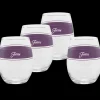 Retired 15 oz. Fiesta® Frame Stemless Wine Mulberry – Set of 4|Fiesta Factory Direct Best