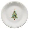 Retired Christmas Tree on White Classic Rim 7 1/4 Inch Salad Plate|Fiesta Factory Direct Online