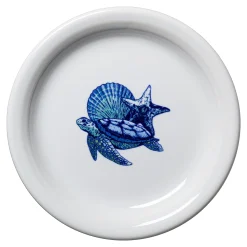 Retired Coastal Turtle Bistro Coupe 6 1/4 Inch Appetizer Plate|Fiesta Factory Direct Hot