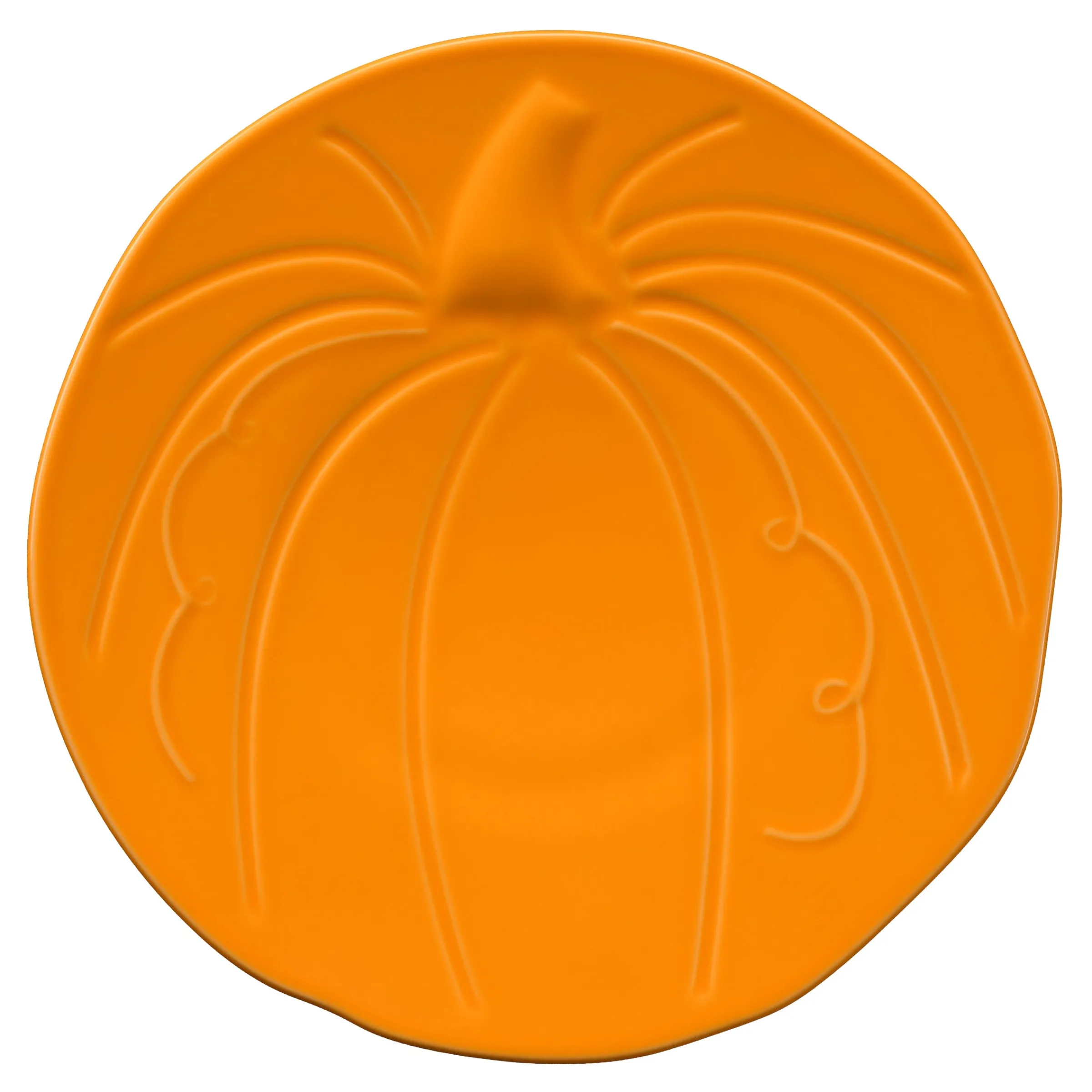 Retired Pumpkin Shaped Plate 8 1/2 Inch|Fiesta Factory Direct Outlet