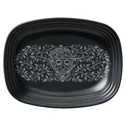 Retired SKULL AND VINE 12 Inch Large Rectangular Platter|Fiesta Factory Direct Sale
