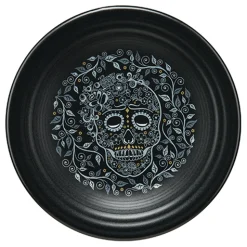 Retired SKULL AND VINE Classic Rim 9 Inch Luncheon Plate|Fiesta Factory Direct Hot