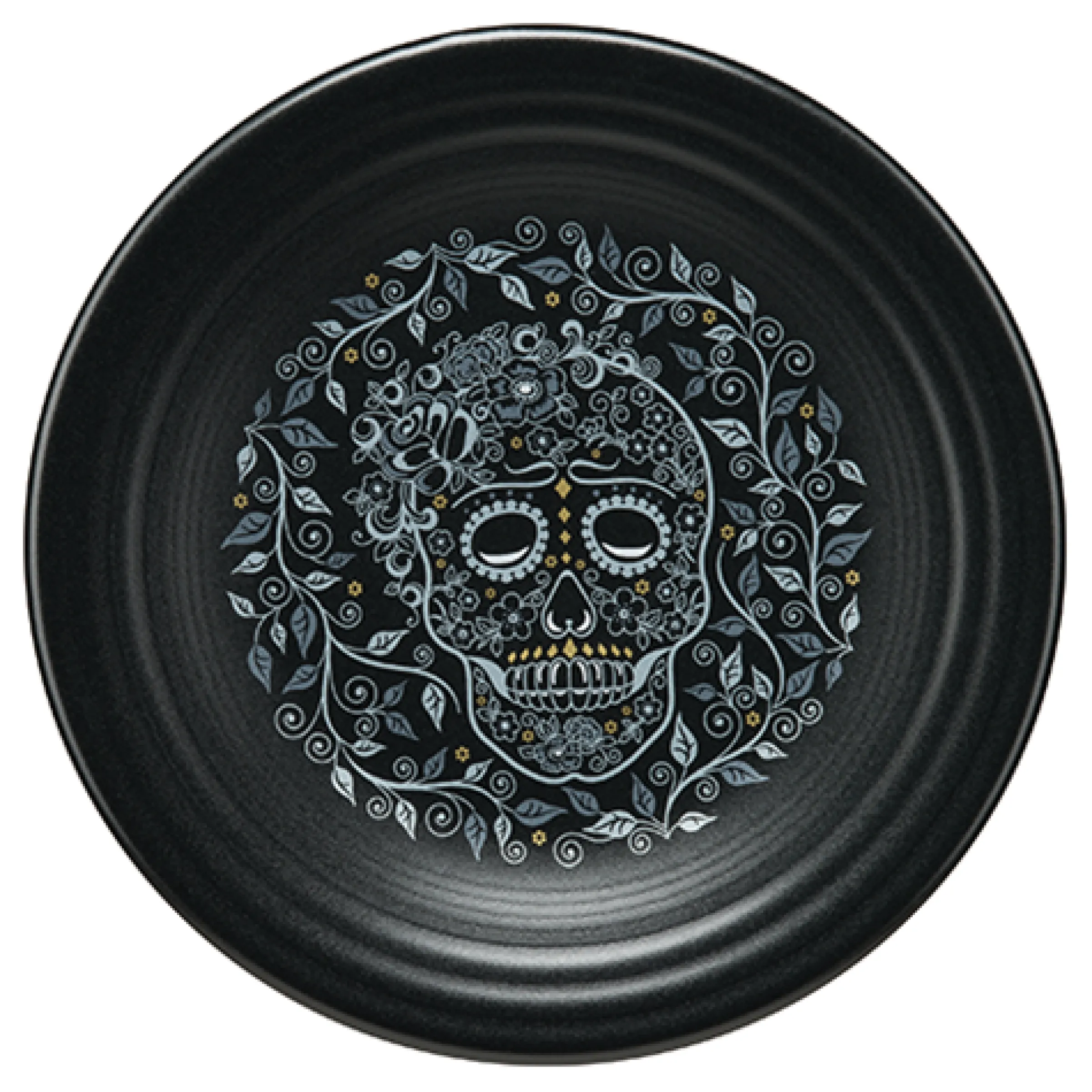 Retired SKULL AND VINE Classic Rim 9 Inch Luncheon Plate|Fiesta Factory Direct Hot