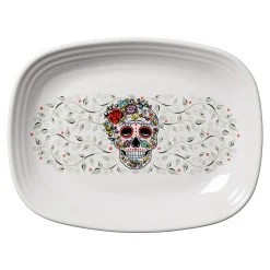 Retired SKULL AND VINE SUGAR 12 Inch Large Rectangular Platter|Fiesta Factory Direct Online