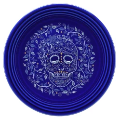 Retired SKULL AND VINE TWILIGHT Chop Plate|Fiesta Factory Direct Clearance