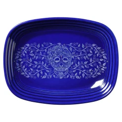 Retired SKULL AND VINE TWILIGHT 12 Inch Large Rectangular Platter|Fiesta Factory Direct Discount
