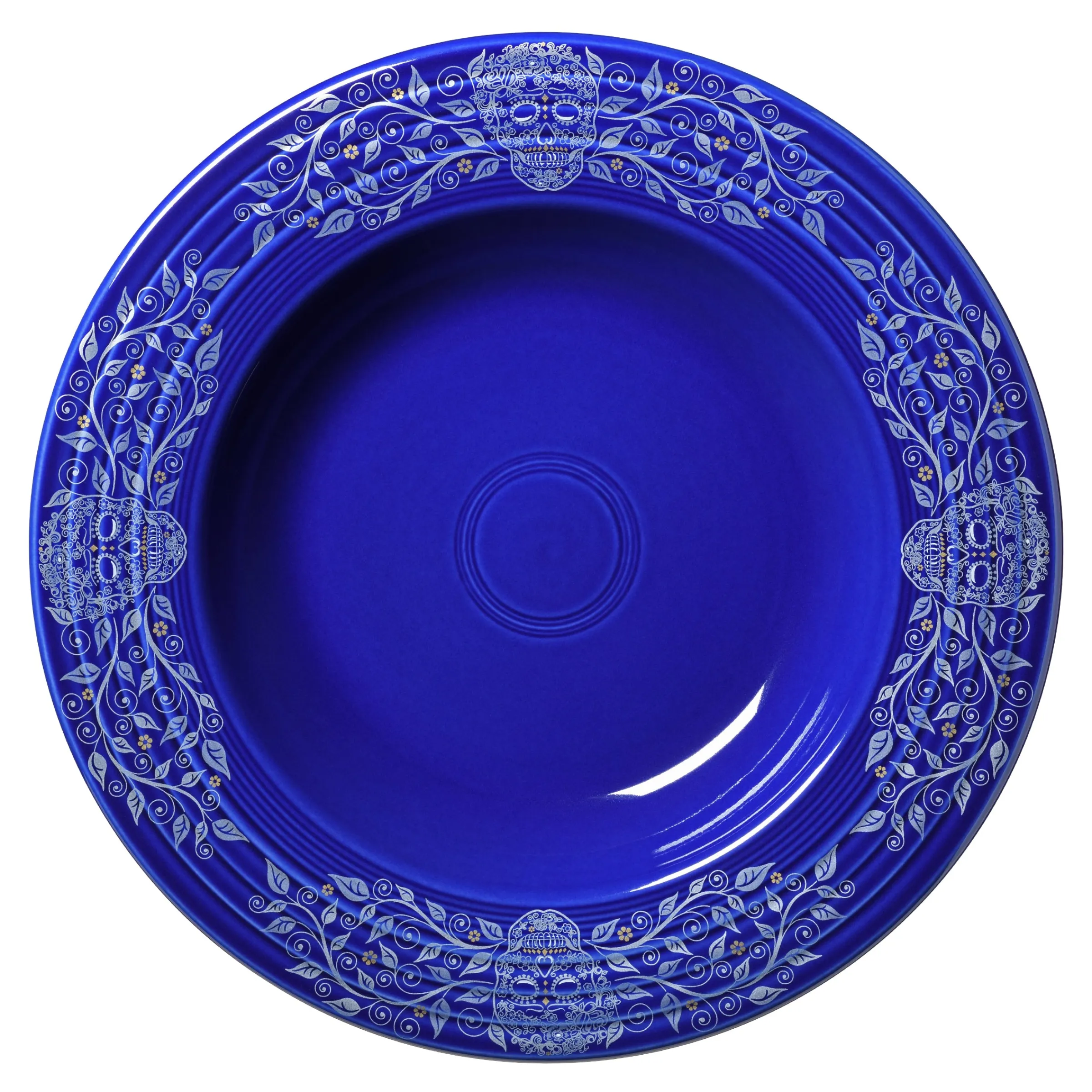Retired SKULL AND VINE TWILIGHT Pasta Bowl|Fiesta Factory Direct Sale