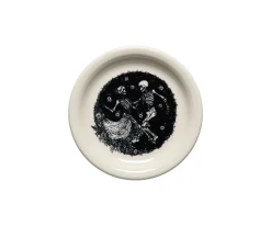 Skeleton Duet Linen Bistro Coupe 6 1/4 Inch Appetizer Plate|Fiesta Factory Direct