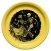 Skeleton Duet Sunflower Bistro Coupe 9 Inch Luncheon Plate|Fiesta Factory Direct Sale