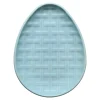 Sky Embossed Egg Shaped Plate 10 Inch|Fiesta Factory Direct Clearance