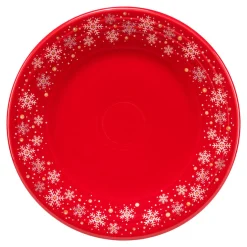 Snowflake Classic Rim 10 1/2 Inch Dinner Plate|Fiesta Factory Direct Hot
