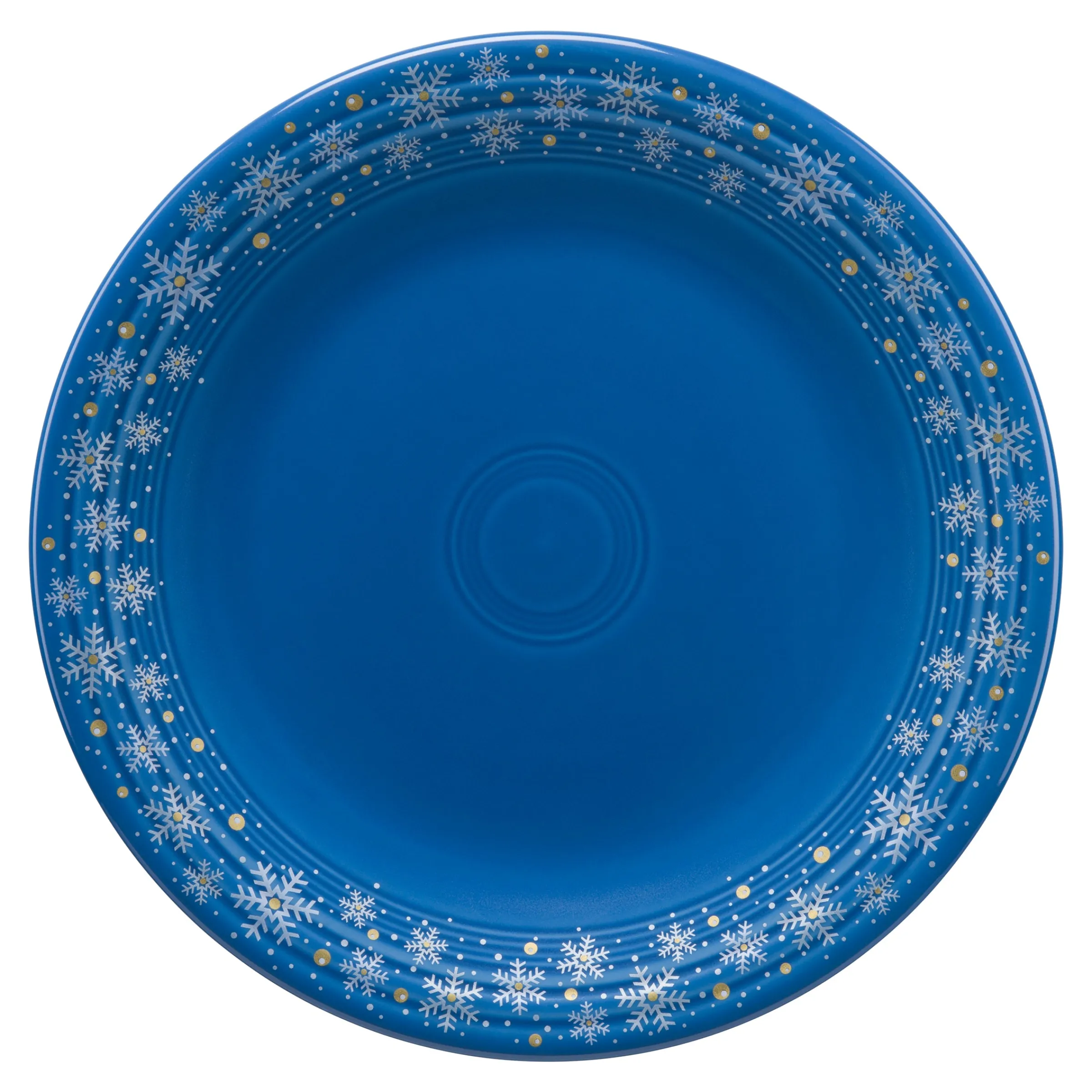 Snowflake Classic Rim 10 1/2 Inch Dinner Plate|Fiesta Factory Direct Hot