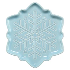 Snowflake Shaped Plate 9 Inch|Fiesta Factory Direct New