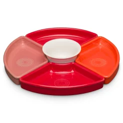 Sunset Horizon 5-Piece Mixed Colors Entertaining Set 8 1/5 Inch|Fiesta Factory Direct