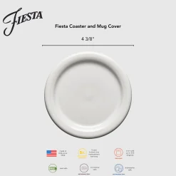 Vibrant 4 3/8 Inch Mixed Color Coaster and Mug Cover|Fiesta Factory Direct Hot