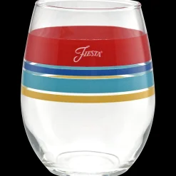 Vibrant 15 oz. Edgeline Stemless Wine – Set of 4|Fiesta Factory Direct Outlet
