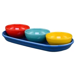 Vibrant Mixed Colors 4-Piece Condiment Set|Fiesta Factory Direct Discount
