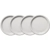 White Bistro Coupe 9 Inch Luncheon Plate, Set of 4|Fiesta Factory Direct