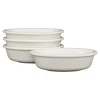 White Classic Rim 6 7/8 Inch Cereal Bowl 19 OZ, Set of 4|Fiesta Factory Direct New