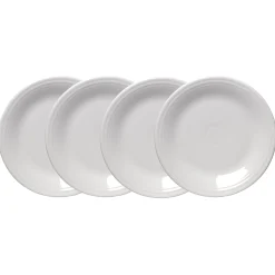 White Classic Rim 10 1/2 Inch Dinner Plate, Set of 4|Fiesta Factory Direct Sale