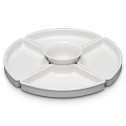 White 5-Piece Entertaining Set 8 1/5 Inch|Fiesta Factory Direct New