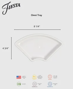 White 5-Piece Entertaining Set 8 1/5 Inch|Fiesta Factory Direct New