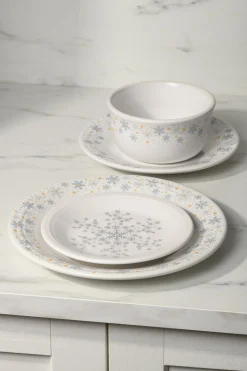 White Snowflake All-Purpose 6 Inch Gusto Bowl 28 OZ|Fiesta Factory Direct Clearance